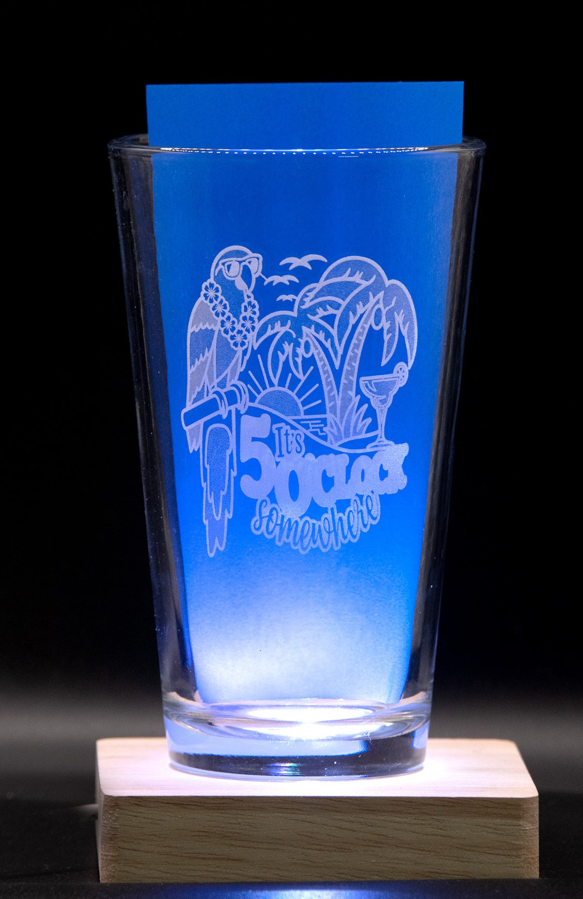 Beer Glass - 5 O'Clock