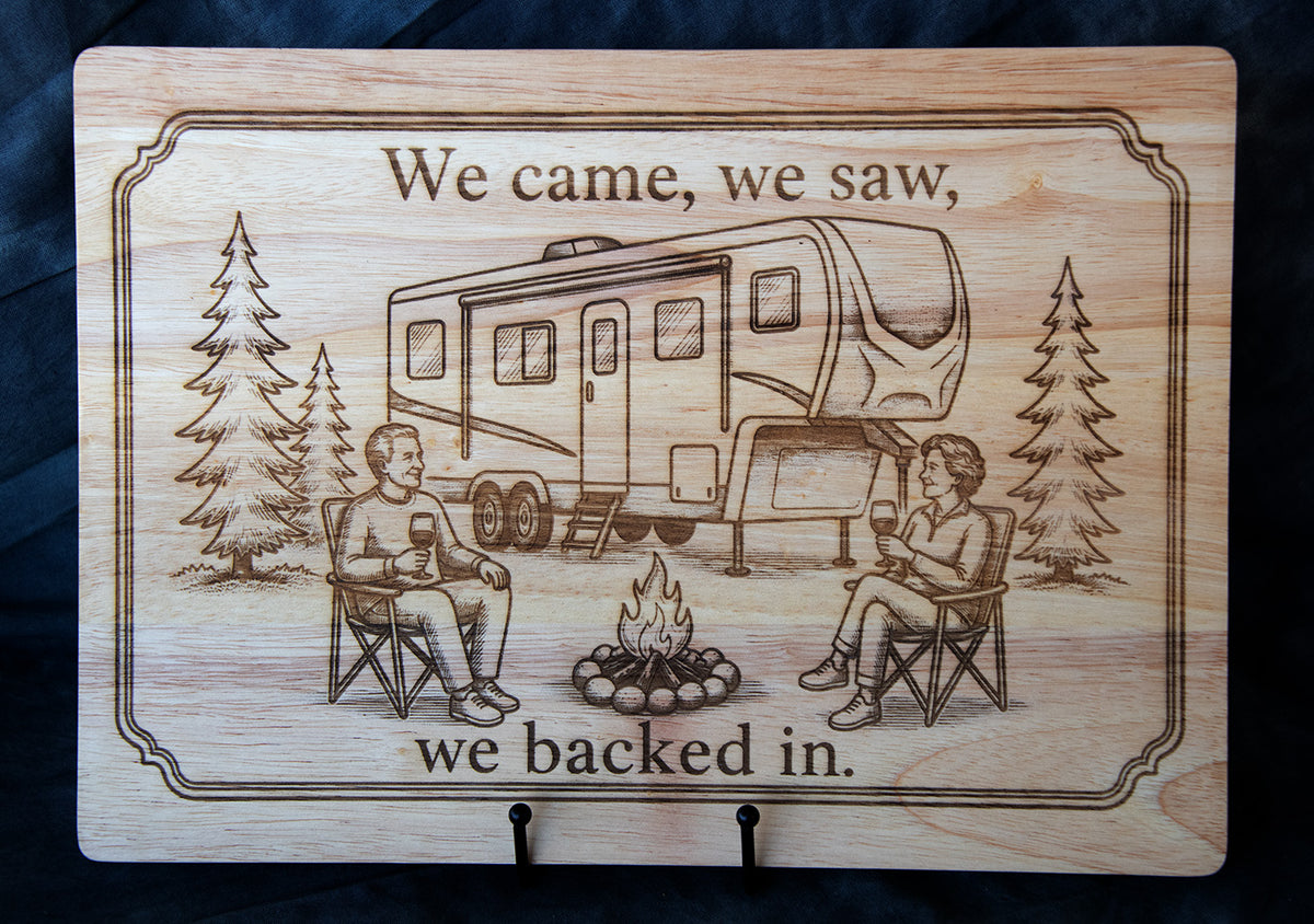 Rubberwood Cutting Board -Backed OW