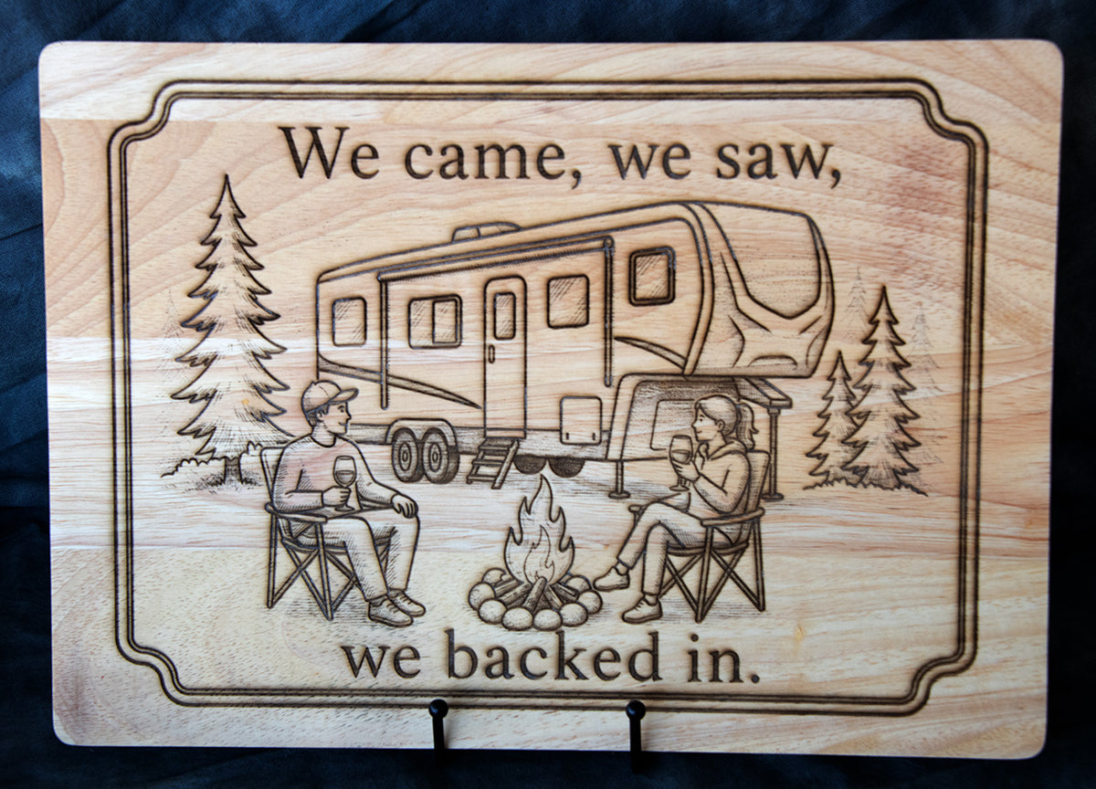 Rubberwood Cutting Board -Backed YW