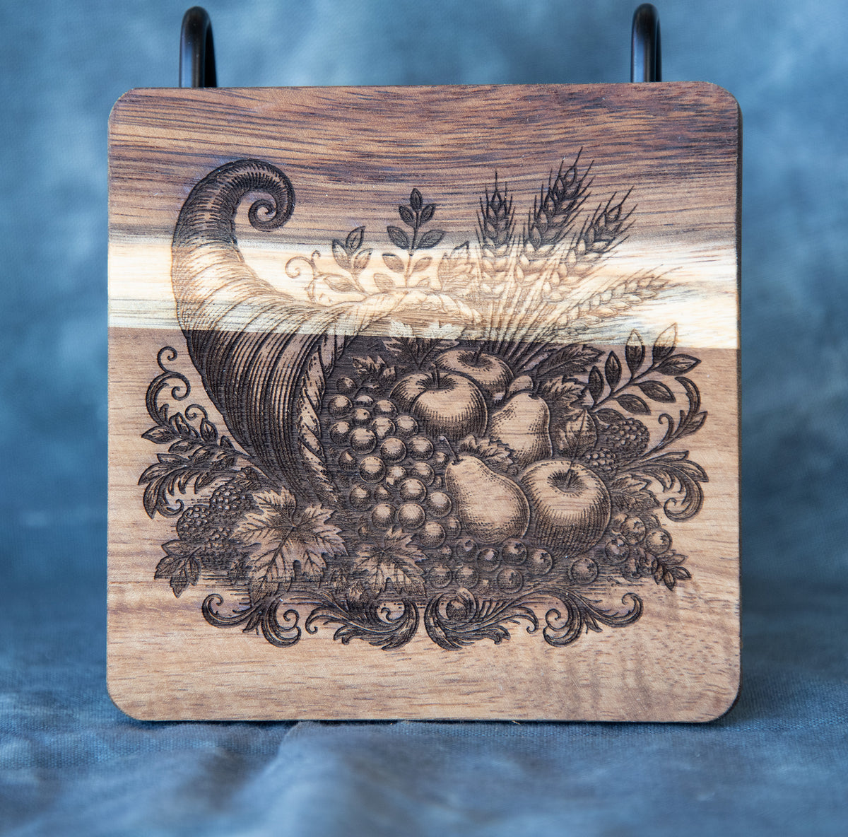 Square Acacia Coasters - Cornucopia