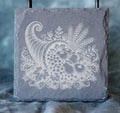 Square Slate Coasters - Cornucopia