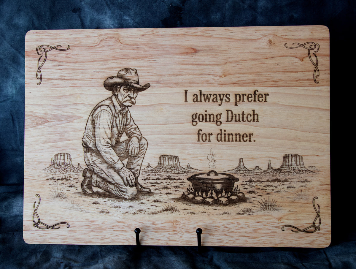 Rubberwood Cutting Board -Dutch