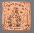 Square Cork Coasters - Gnome