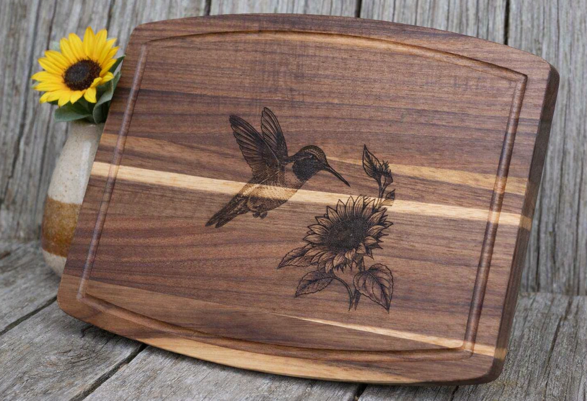 Acacia Cutting Board - Sunflower