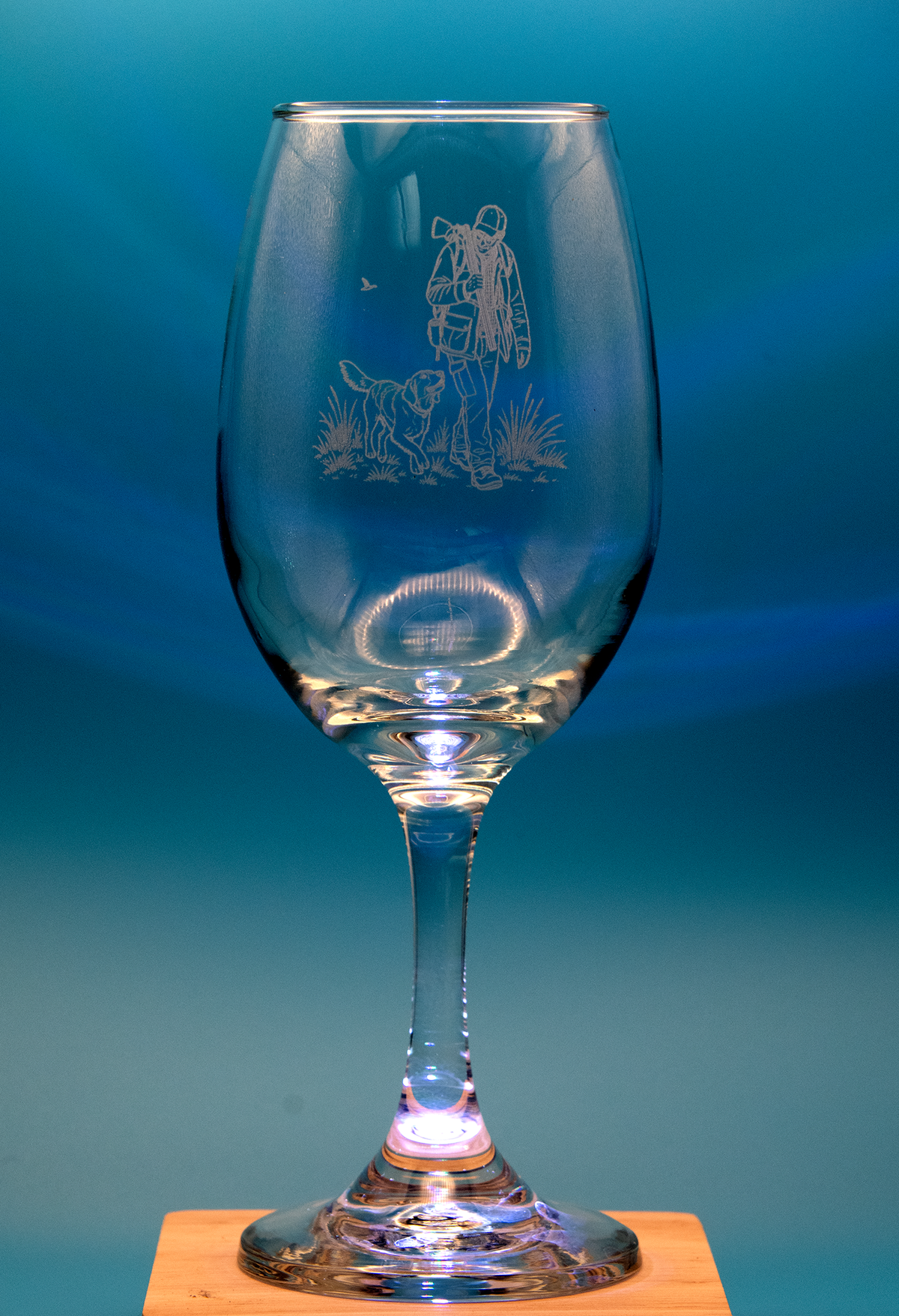 Wine Glass - Hunting Buddies