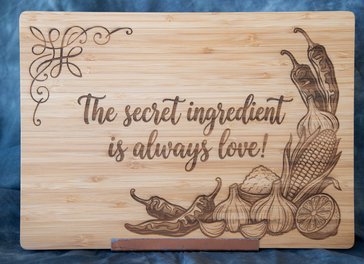 Rubberwood Cutting Board -Ingrediente
