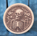 Round Cork Coasters - Skeleton