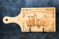 Bamboo Cutting Board w/Handle - Together