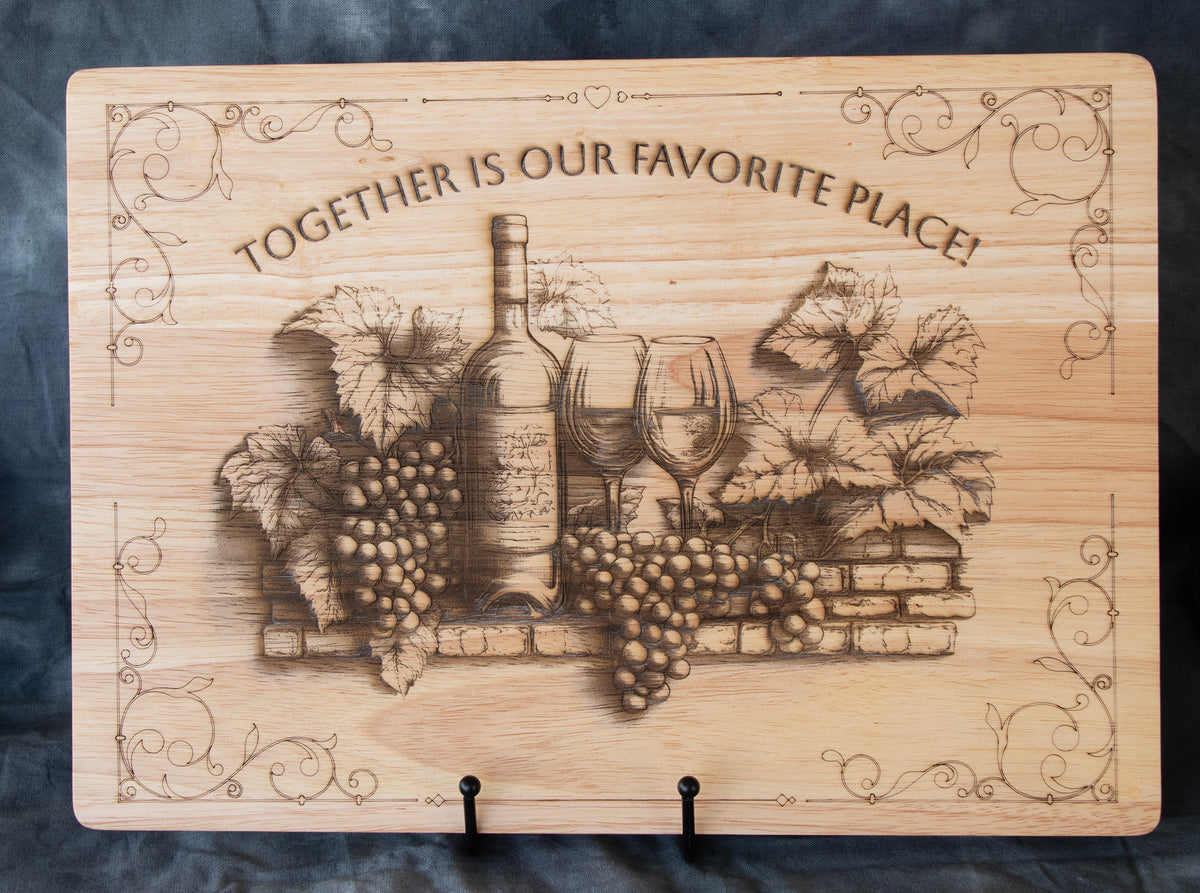 Rubberwood Cutting Board -Together