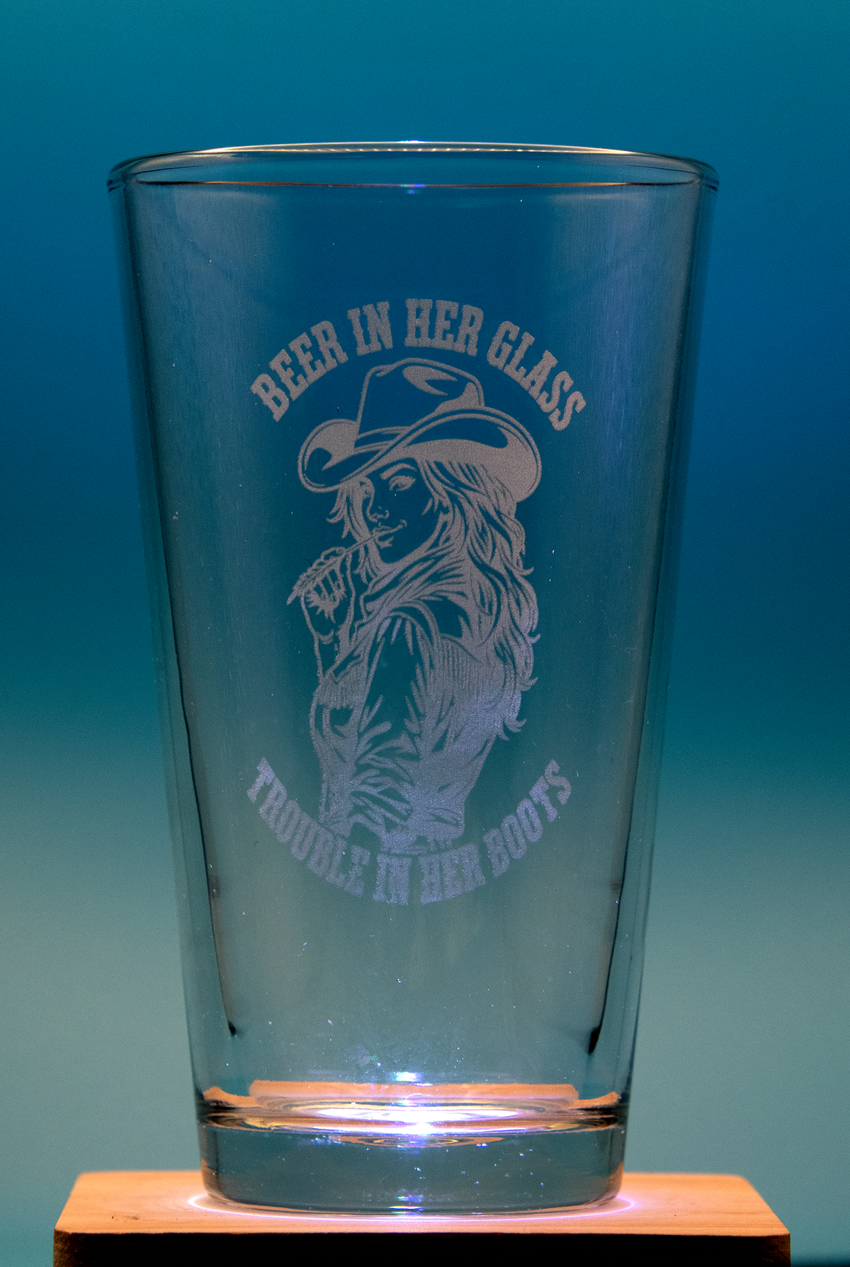 Beer Glass - Trouble