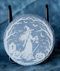 Round Slate Coasters - Witch